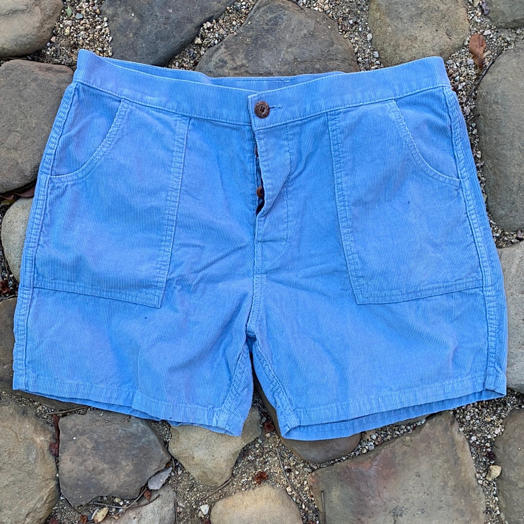 Vintage 1980s BABY BLUE Birdwell Corduroy Shorts – CARAVAN