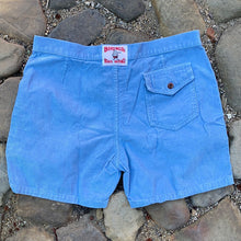 Vintage 1980s BABY BLUE Birdwell Corduroy Shorts