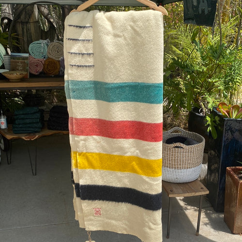 Vintage Hudson Bay 4 Point Blanket