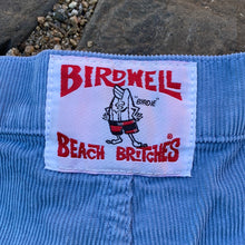 Vintage 1980s BABY BLUE Birdwell Corduroy Shorts