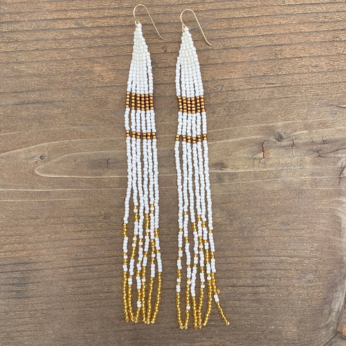 Weave Gold Honey Earrings